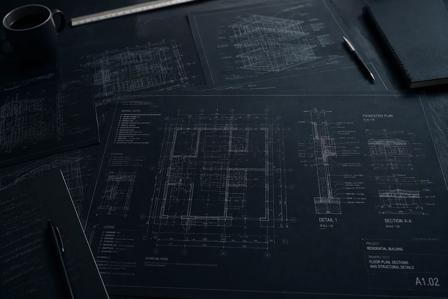 Architectural Boundary Background