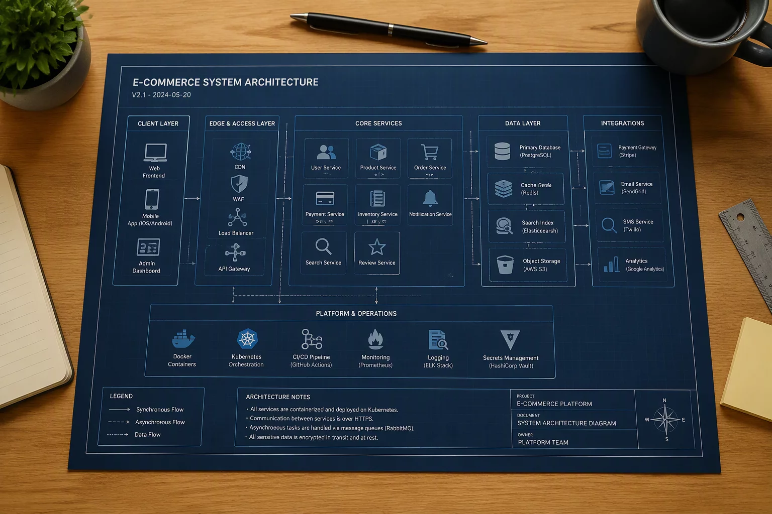 E-commerce System Boundary Reorganization