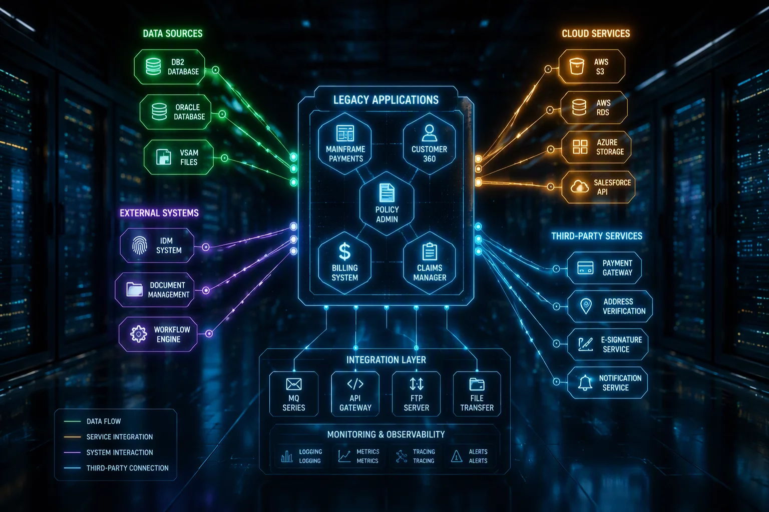 Legacy Application External Dependency Mapping